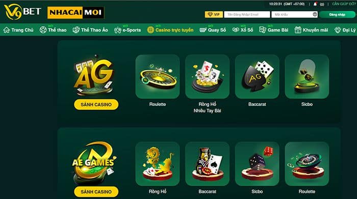 Giao diện trang web của Uw99 Games - Uw99